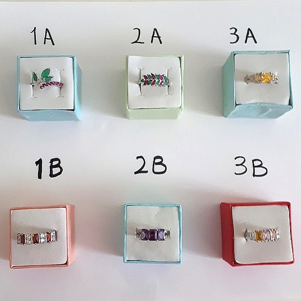 925 Sterling Silver Rings /New